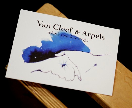 Van Cleef & Arpels Presentation Share Your Love Story Cards: Photo by Lexie Moreland