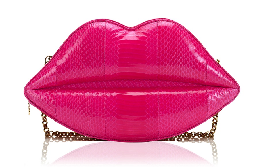 lulu-guinness-pink-shocking-pink-snakeskin-xlarge-lips-clutch-product-1-5995671-755104386