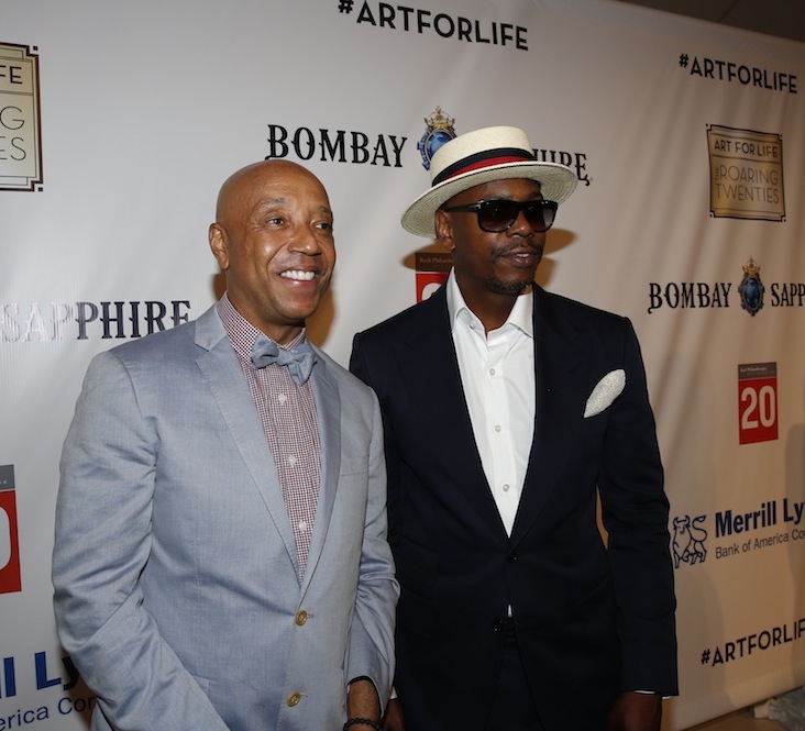 attends as Russell Simmons' Rush Philanthropic Arts Foundation Celebrates 20th Anniversary At Annual Art For Life Benefit at Fairview Farms on July 18, 2015 in Water Mill, New York.